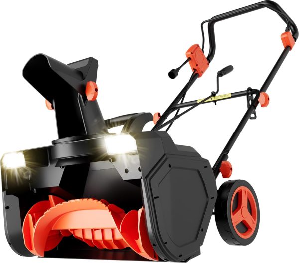 Ulentora 23-Inch Corded Snow Blower, Electric Snow