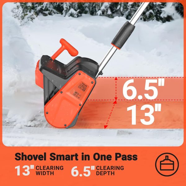 Ulentora Cordless Snow Shovel, 24V | 13-Inch - Image 2