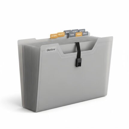 Ulentora Expanding File Folder, 13-Pocket A4 Accordion Document Organizer